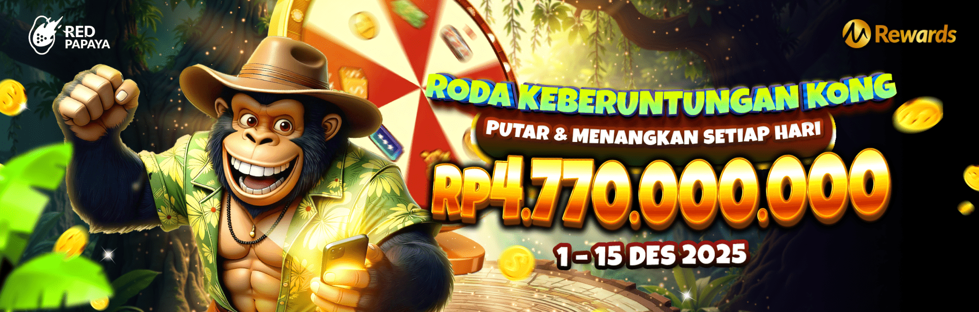 MICROGAMING - Roda Keberuntungan Kong